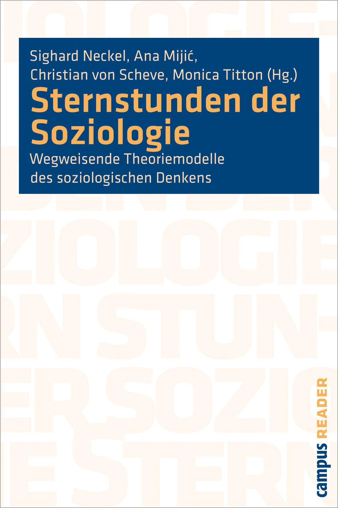 Vorderes Coverbild Sternstunden der Soziologie