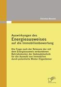 Vorderes Coverbild Auswirkungen des Energieausweises auf die Immobilienbewertung