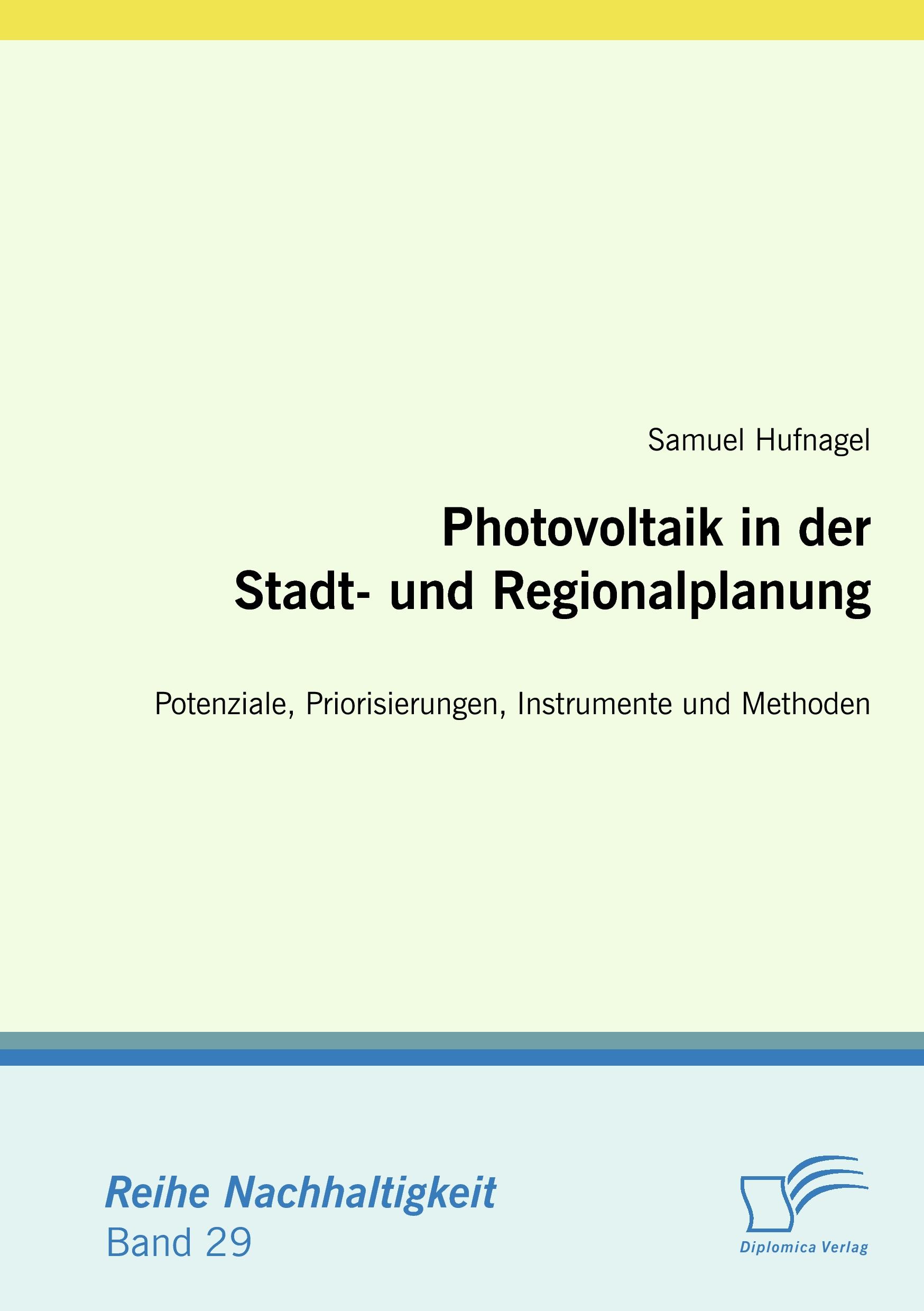 Vorderes Coverbild Photovoltaik in der Stadt- und Regionalplanung