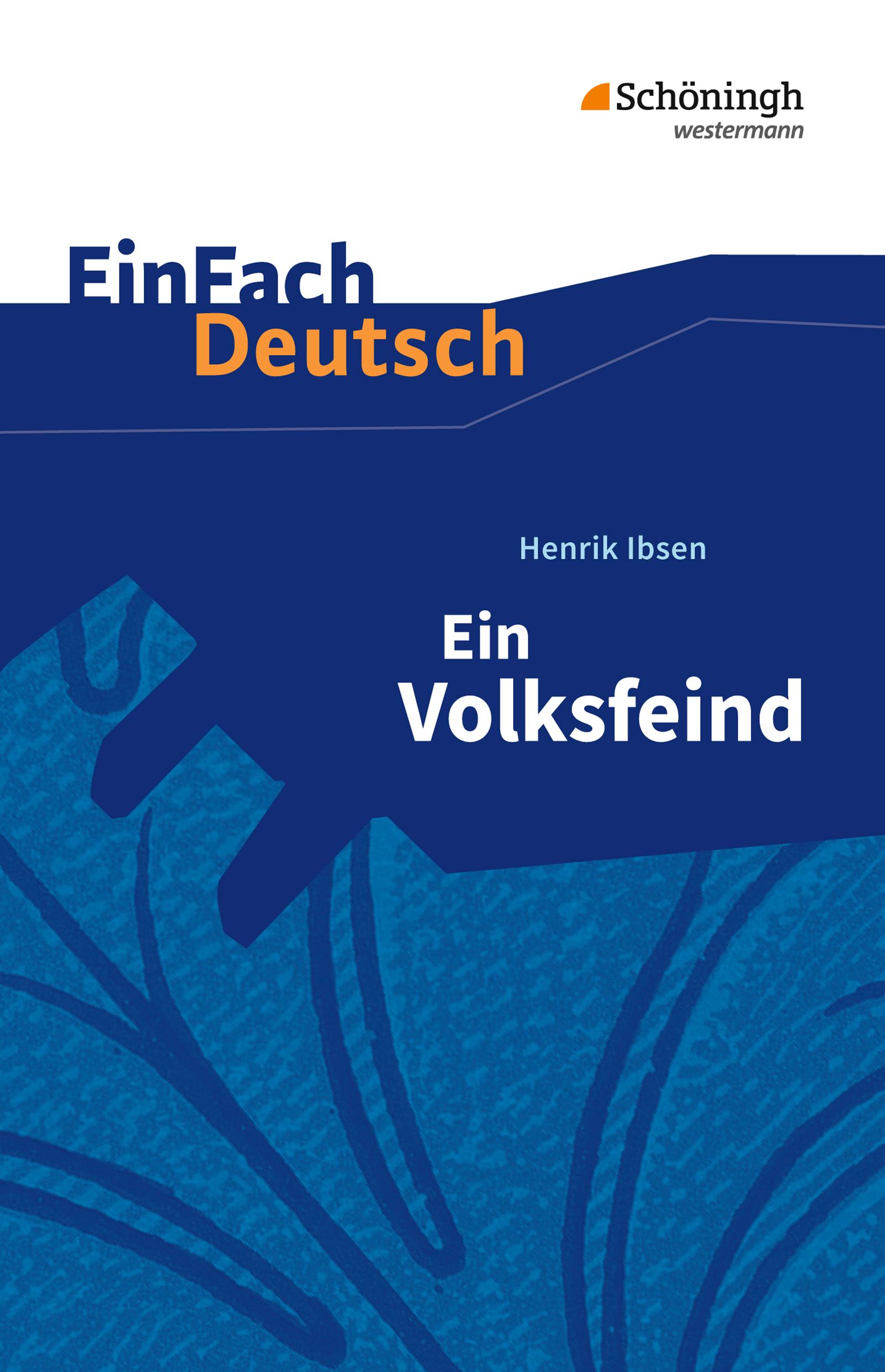Vorderes Coverbild Ein Volksfeind EinFach Deutsch Textausgaben