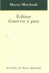 Vorderes Coverbild Editar guerra y paz