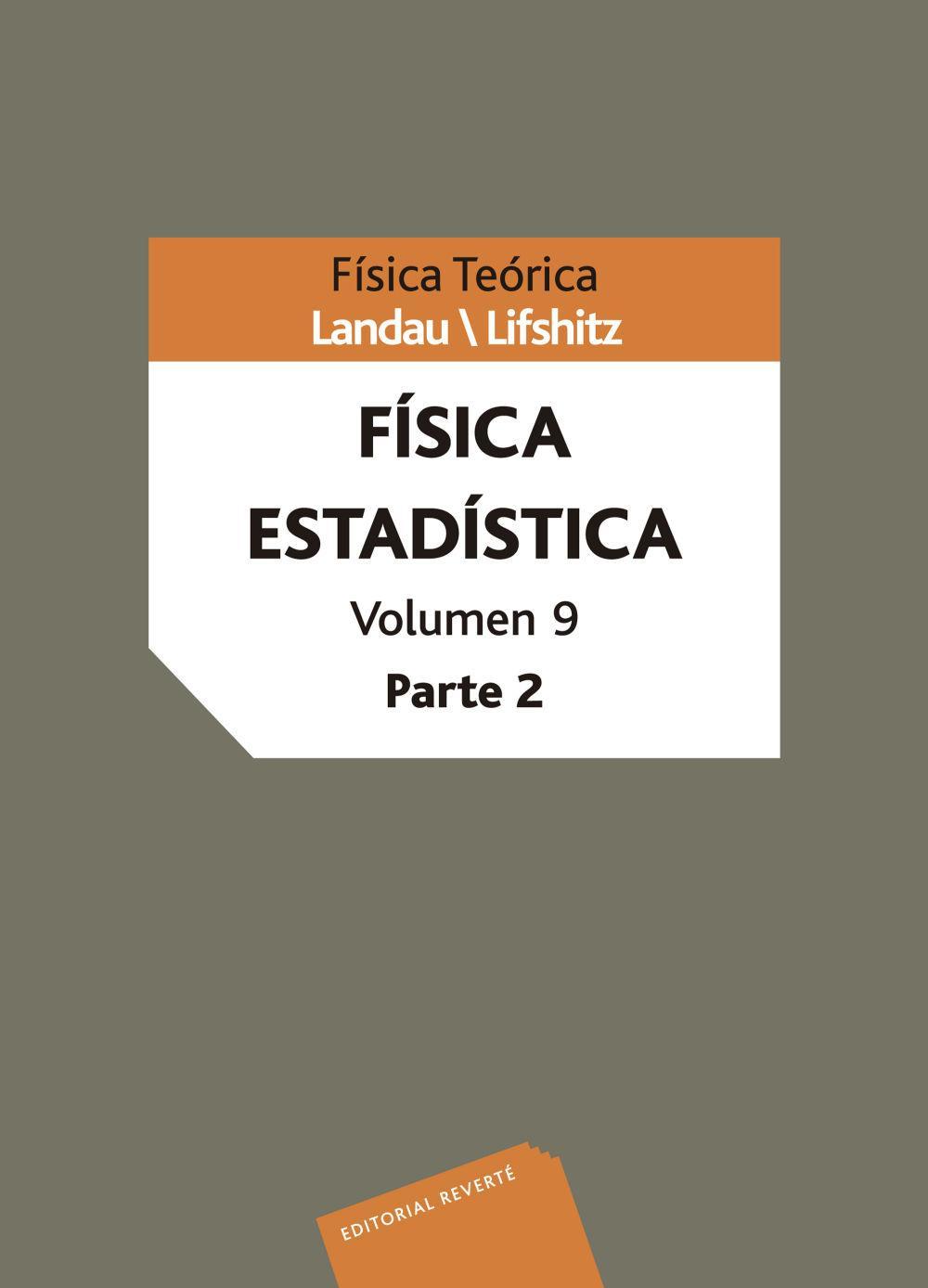 Vorderes Coverbild Física estadística, 2