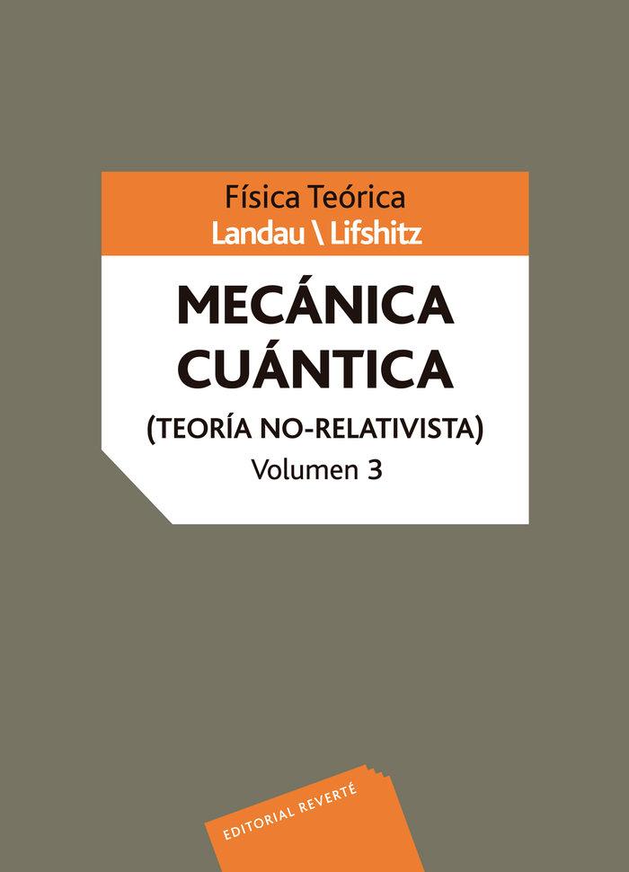 Vorderes Coverbild Mecánica cuántica no-relativista