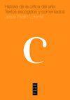 Vorderes Coverbild Historia de la crítica de arte : textos escogidos y comentados
