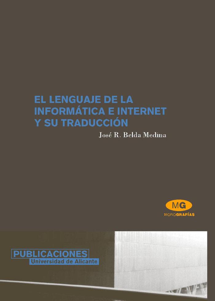 Vorderes Coverbild El lenguaje de la informática e Internet y su traducción