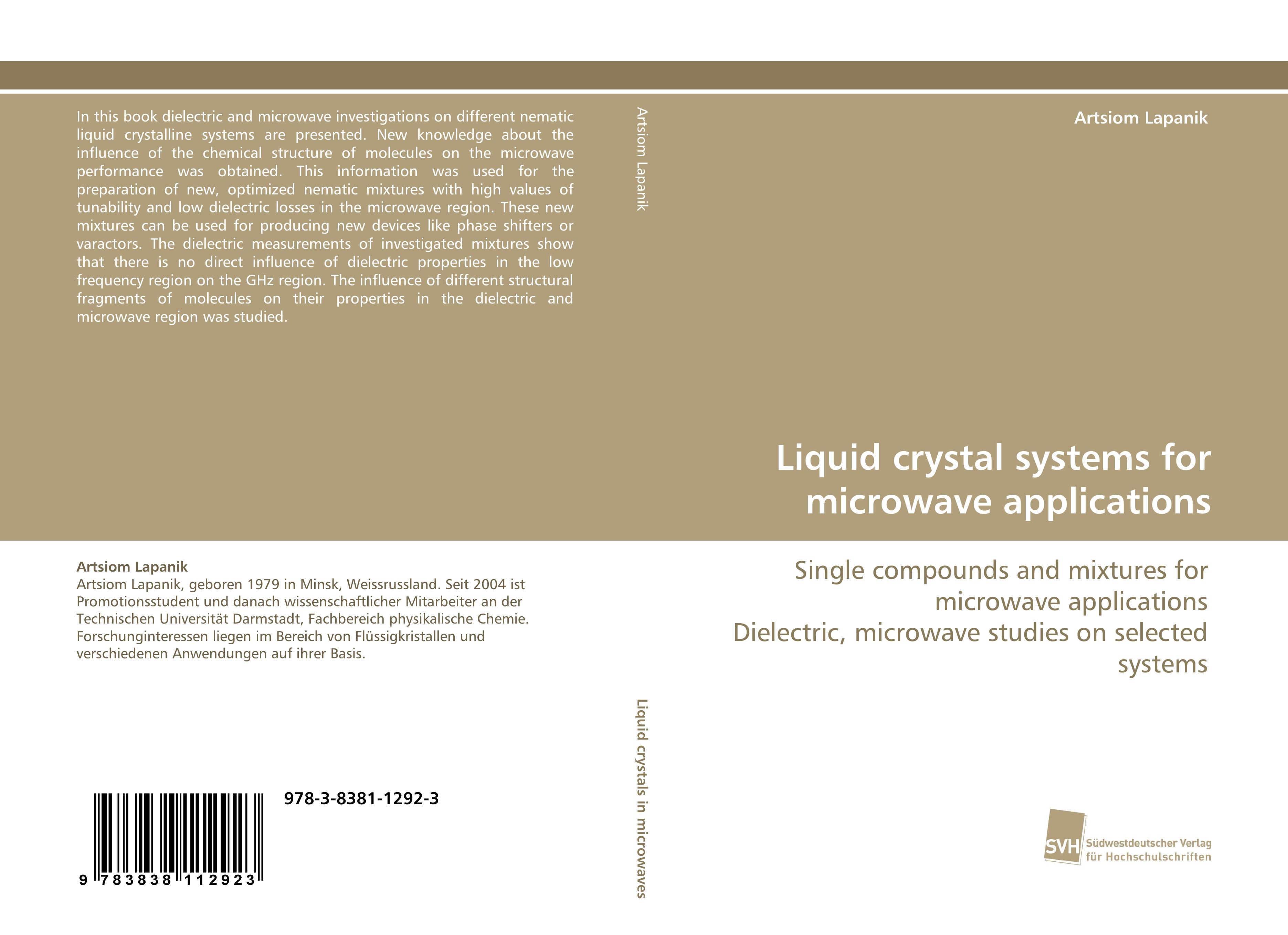 Vorderes Coverbild Liquid crystal systems for microwave applications