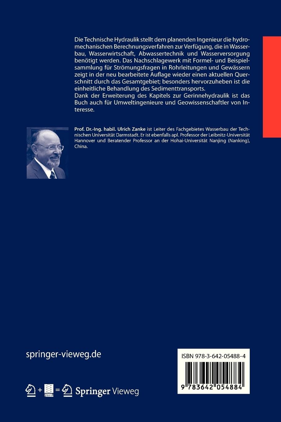 Rückseitencover Hydraulik für den Wasserbau