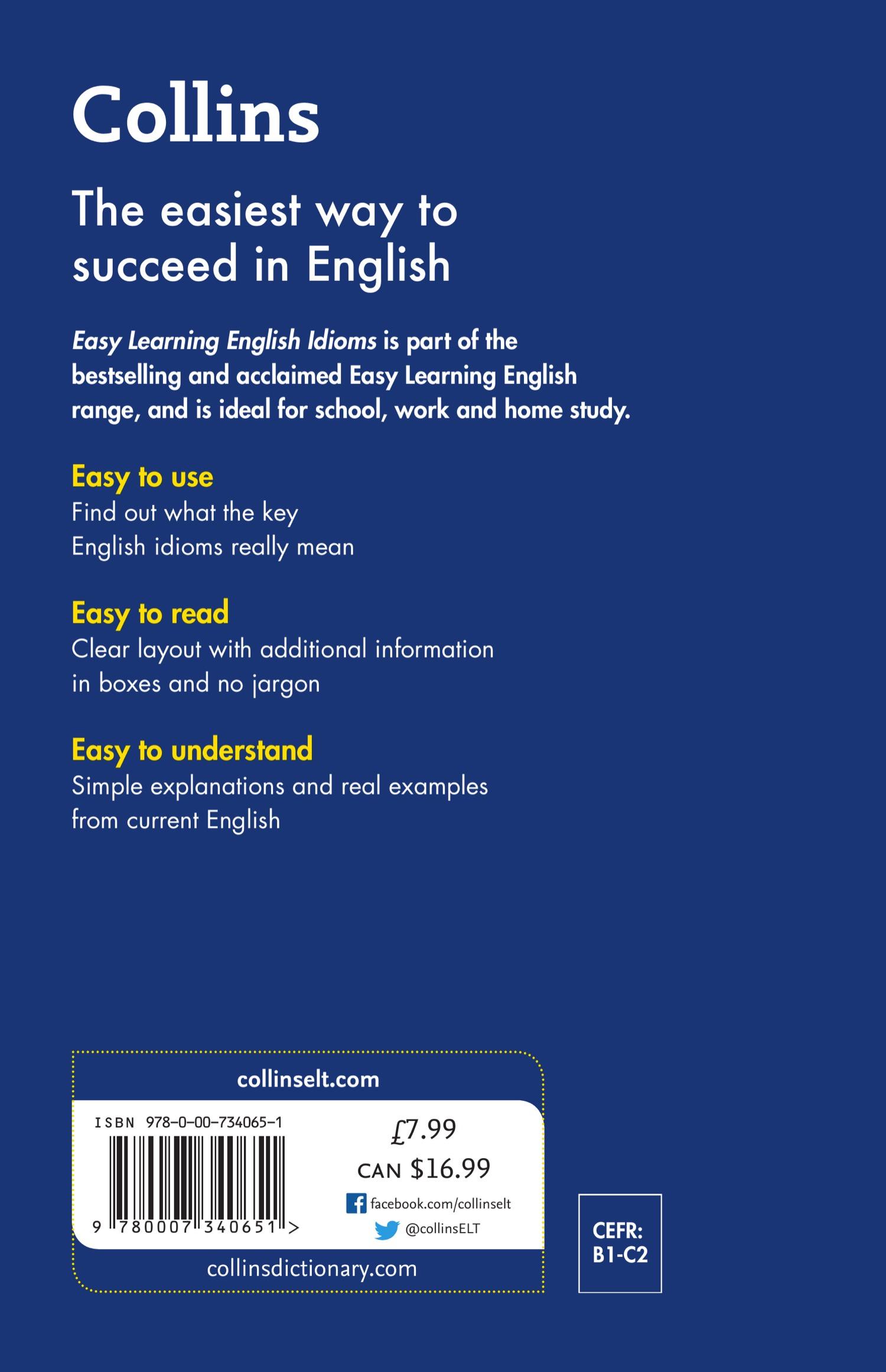 Rückseitencover Easy Learning English Idioms