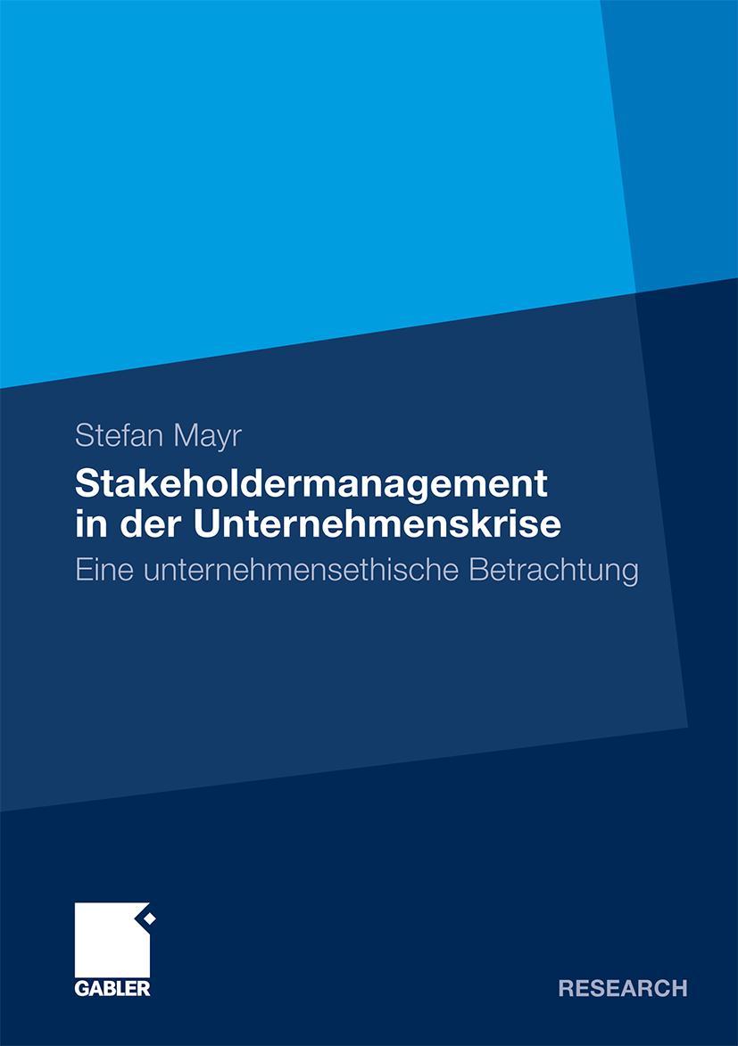 Vorderes Coverbild Stakeholdermanagement in der Unternehmenskrise
