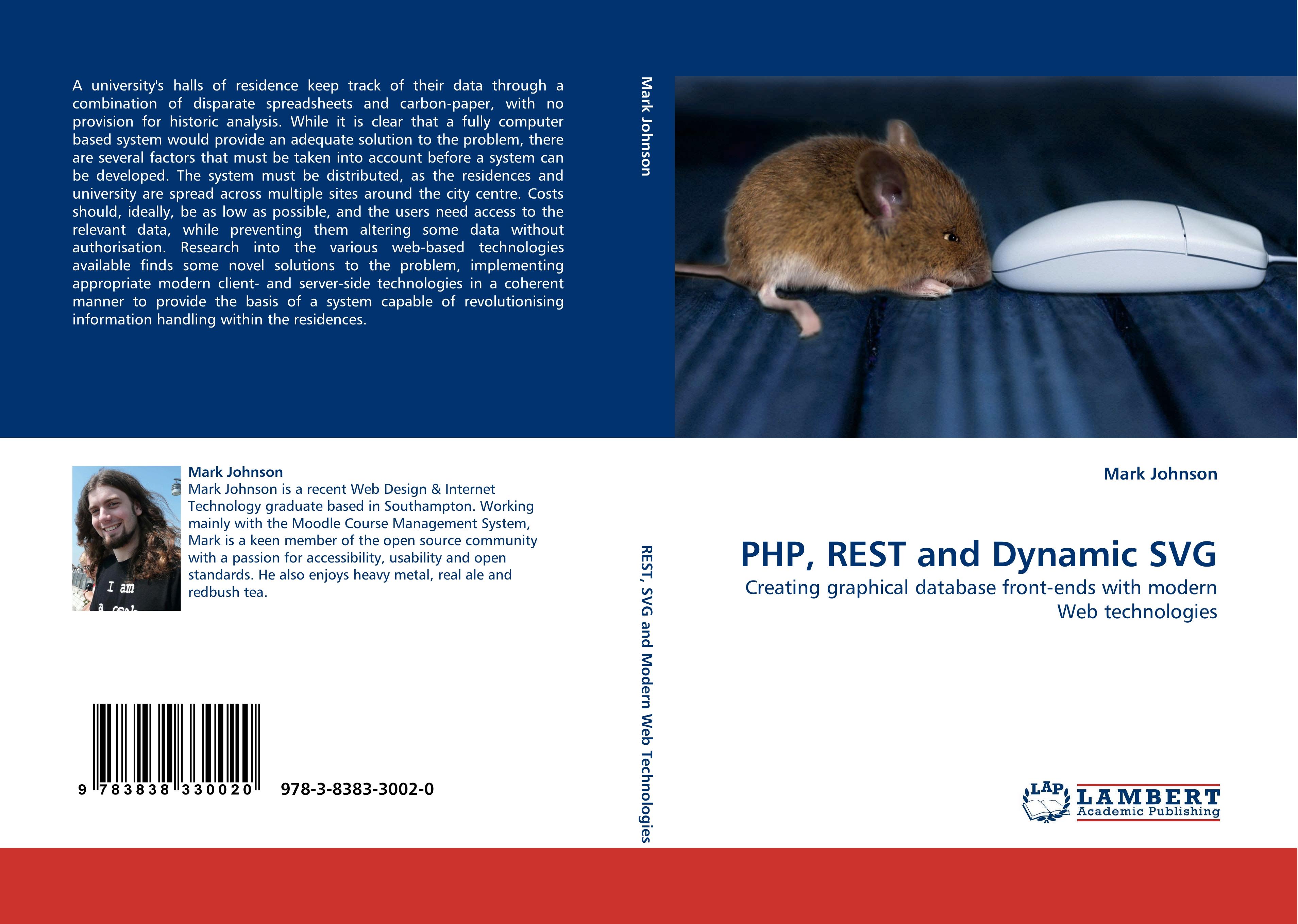 Vorderes Coverbild PHP, REST and Dynamic SVG
