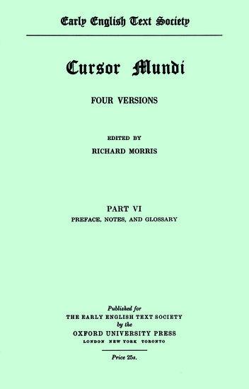 Vorderes Coverbild Cursor Mundi