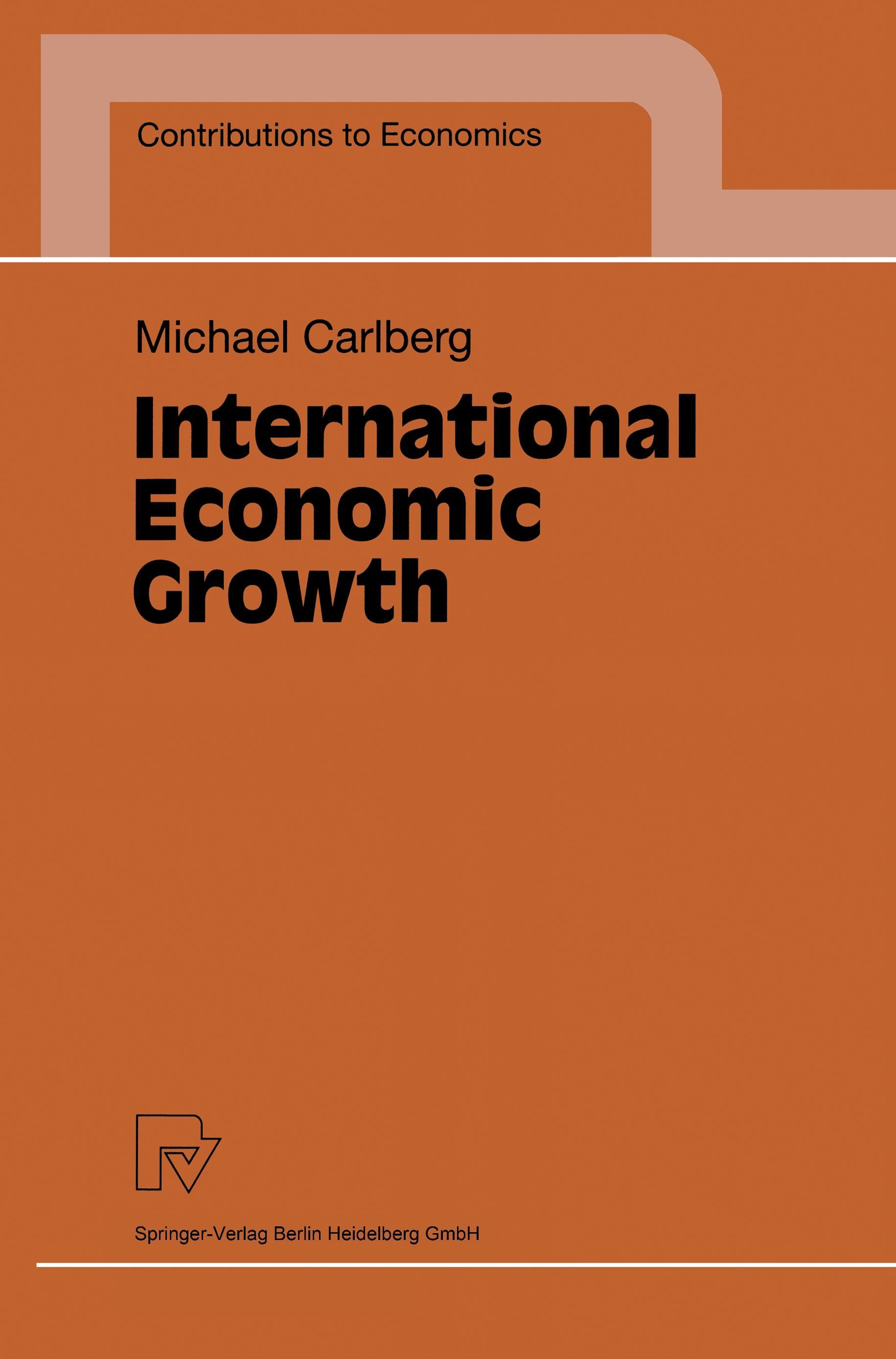 Vorderes Coverbild International Economic Growth