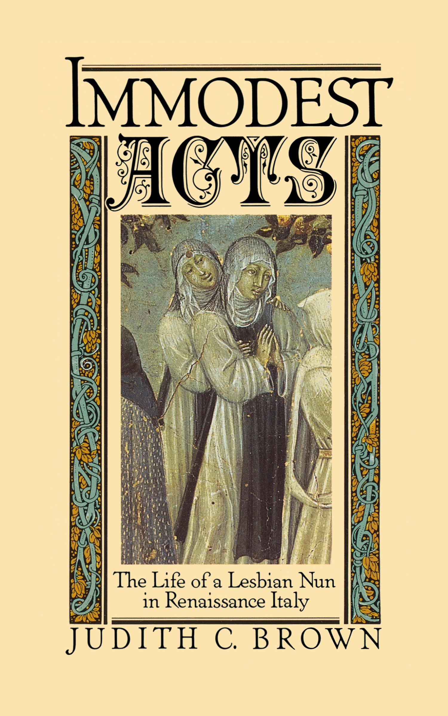 Vorderes Coverbild Immodest Acts