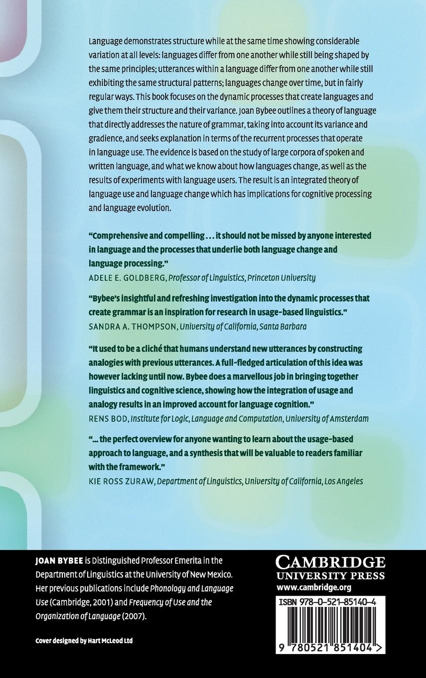 Rückseitencover Language, Usage and Cognition