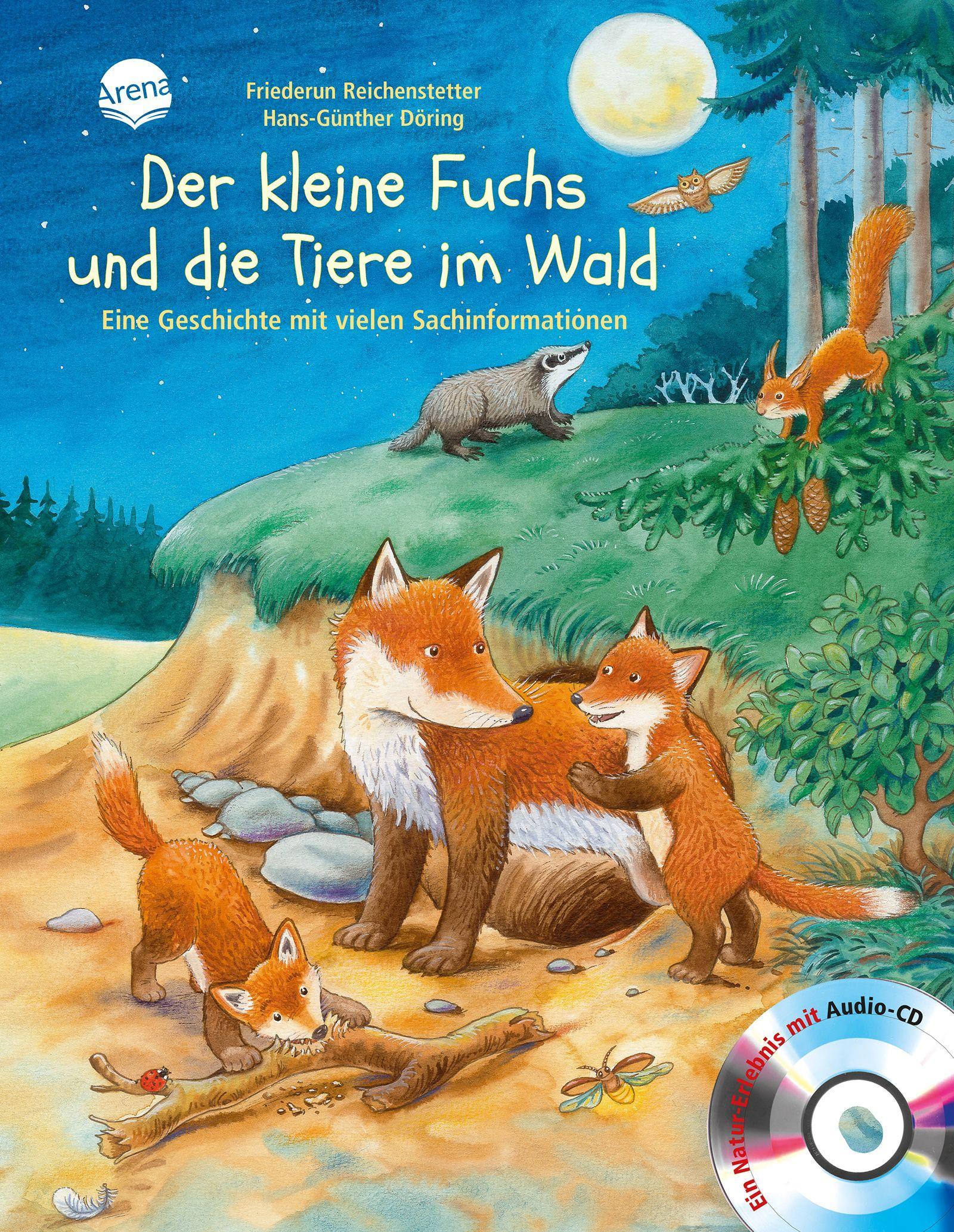 Vorderes Coverbild Der kleine Fuchs und die Tiere im Wald