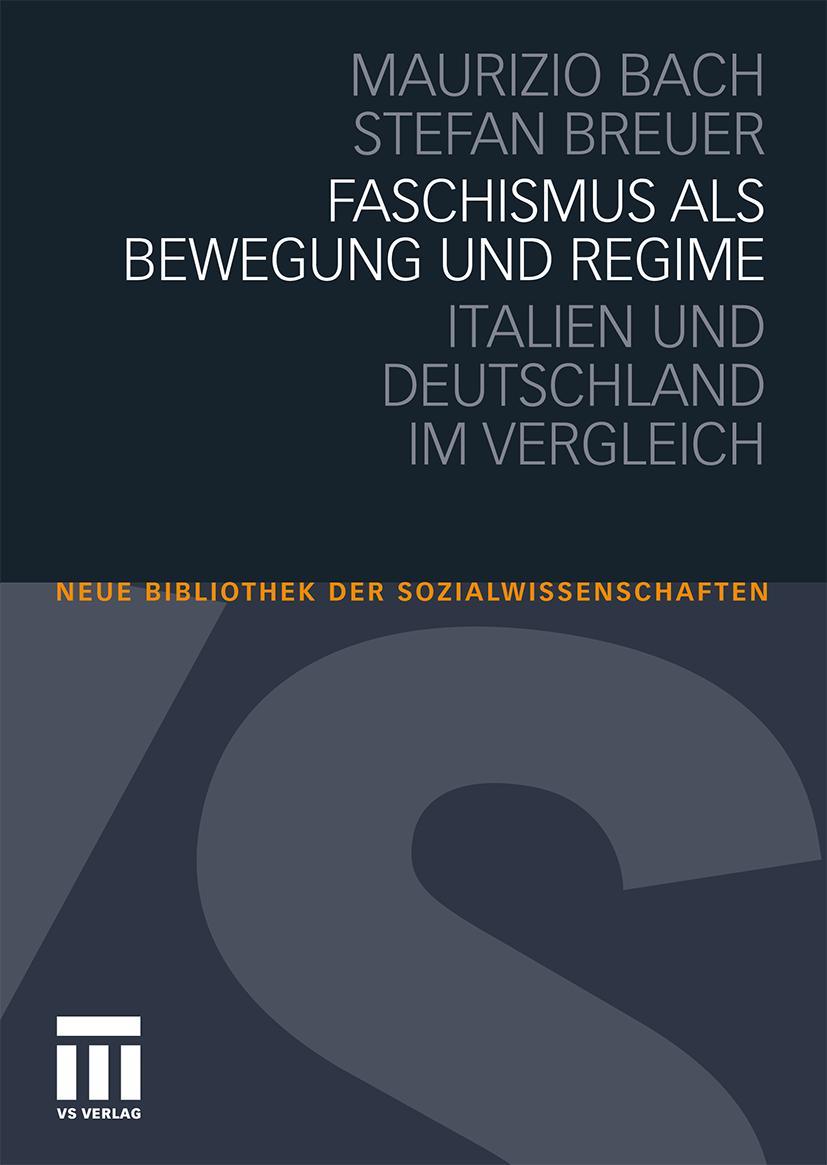 Vorderes Coverbild Faschismus als Bewegung und Regime