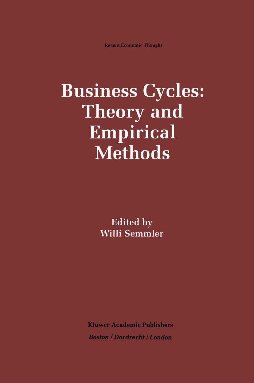 Vorderes Coverbild Business Cycles: Theory and Empirical Methods
