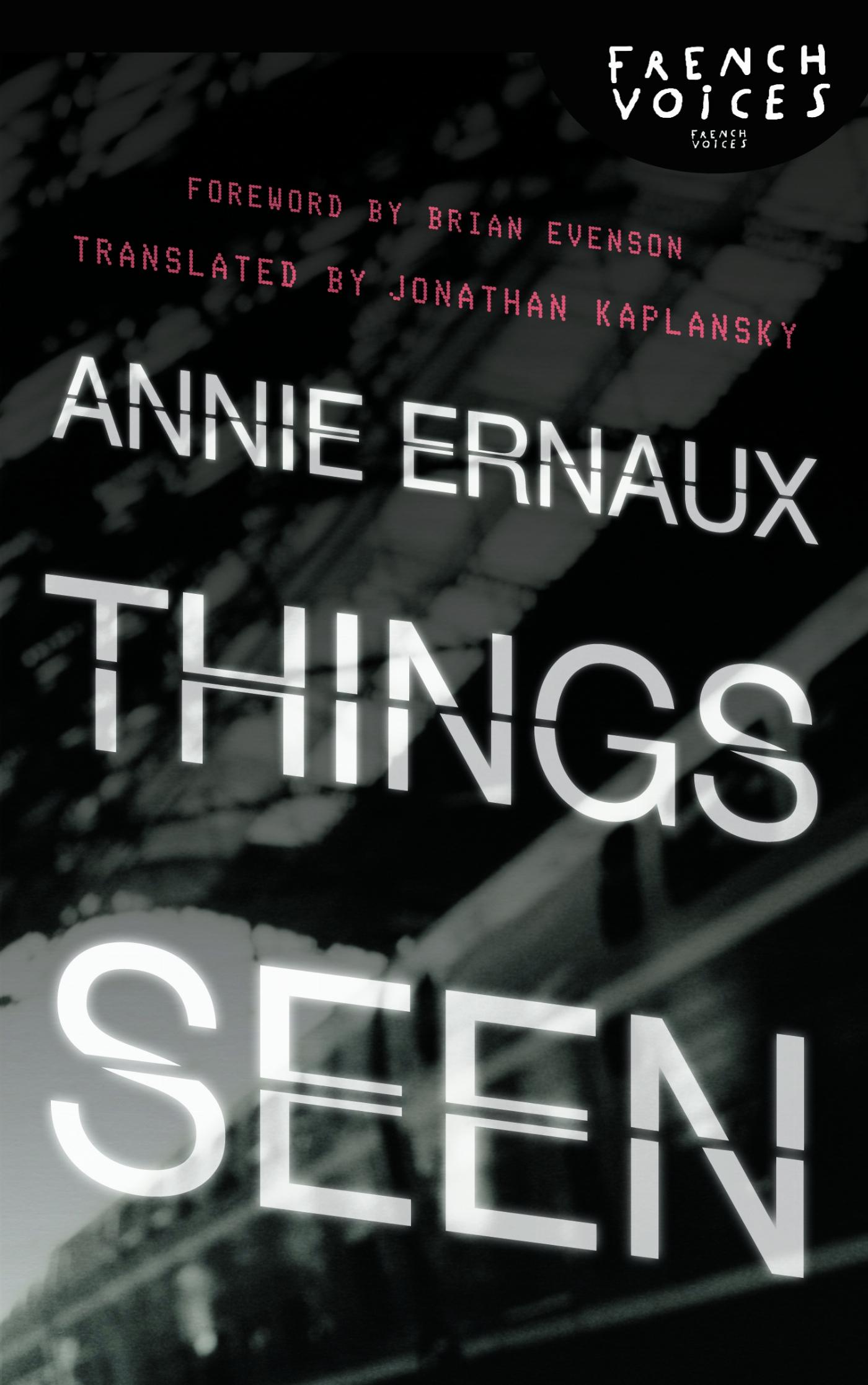 Vorderes Coverbild Things Seen