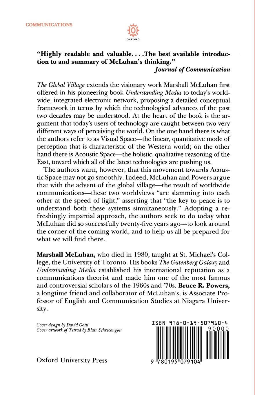 Rückseitencover The Global Village