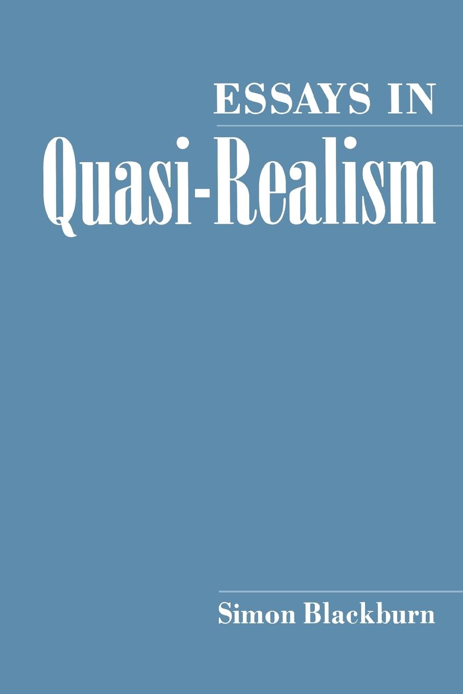 Vorderes Coverbild Essays in Quasi-Realism