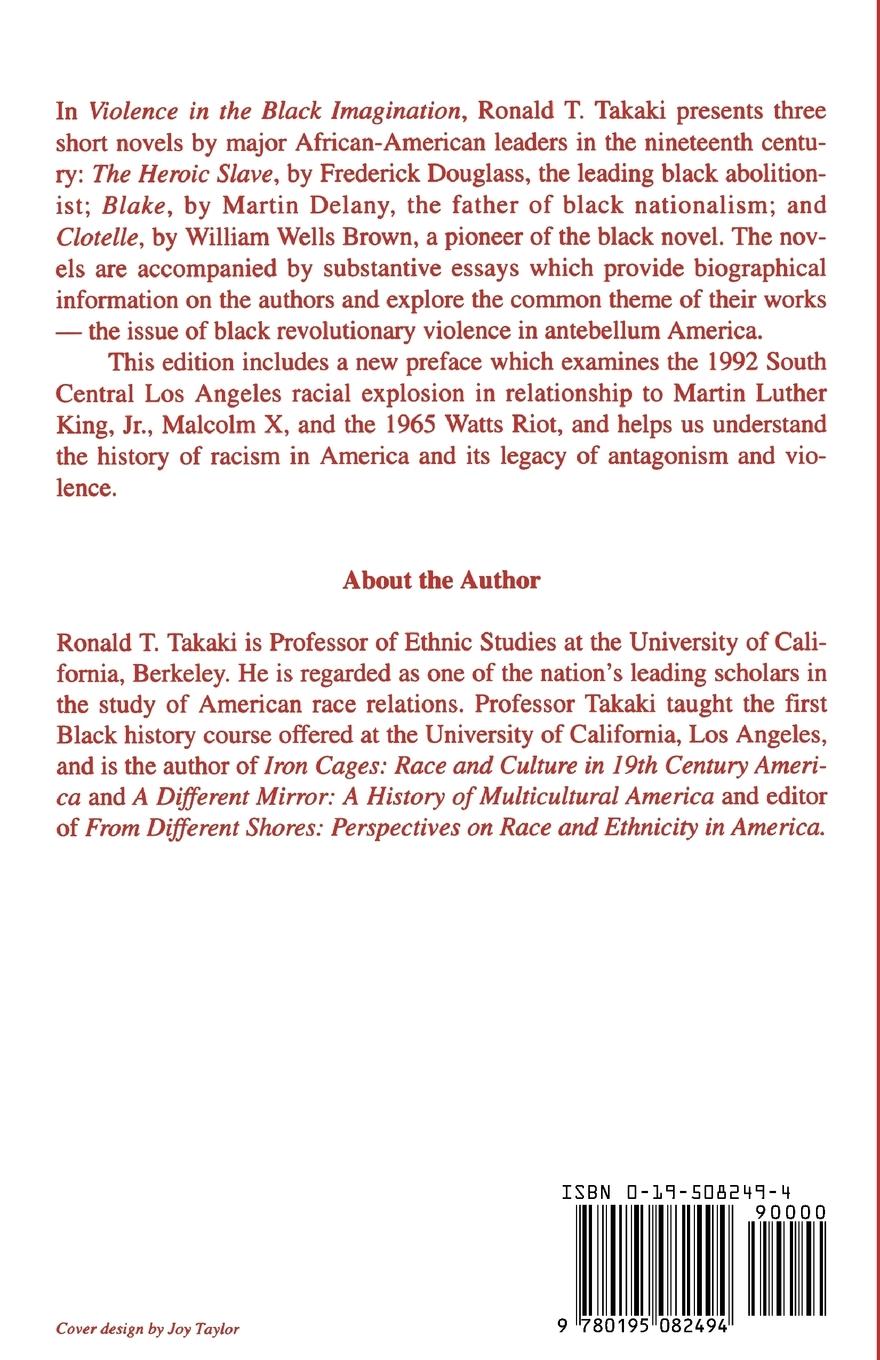 Rückseitencover Violence in the Black Imagination