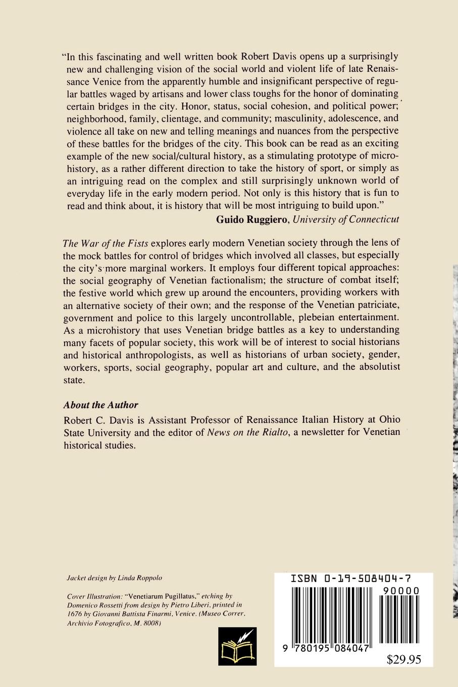 Rückseitencover The War of the Fists