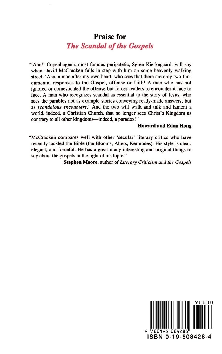 Rückseitencover The Scandal of the Gospels