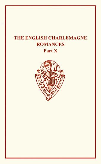 Vorderes Coverbild English Charlemagne Romances X