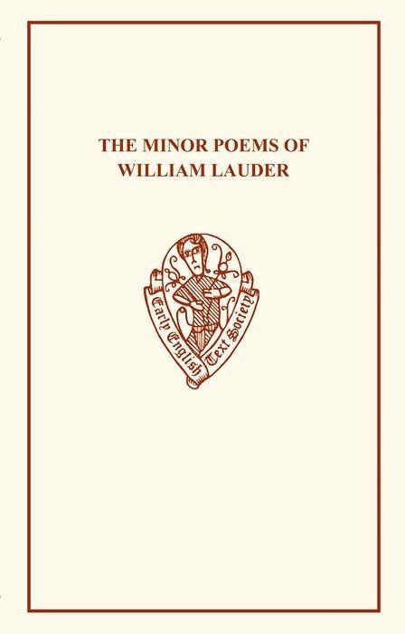 Vorderes Coverbild The Minor Poems of William Lauder