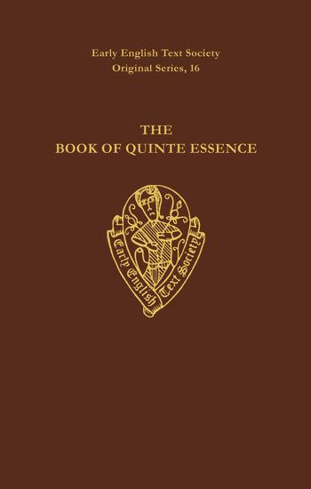 Vorderes Coverbild The Book of Quinte Essence