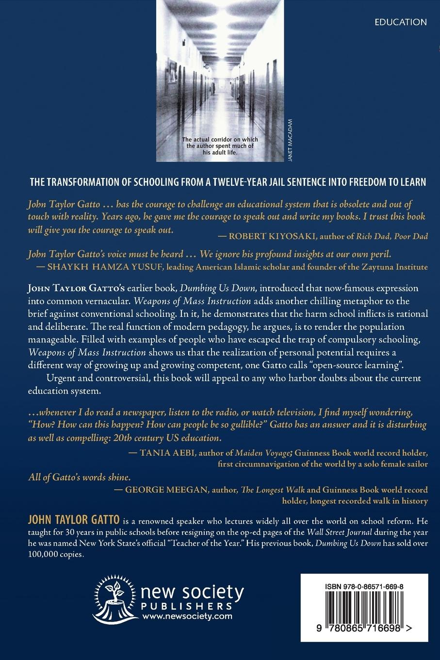 Rückseitencover Weapons of Mass Instruction