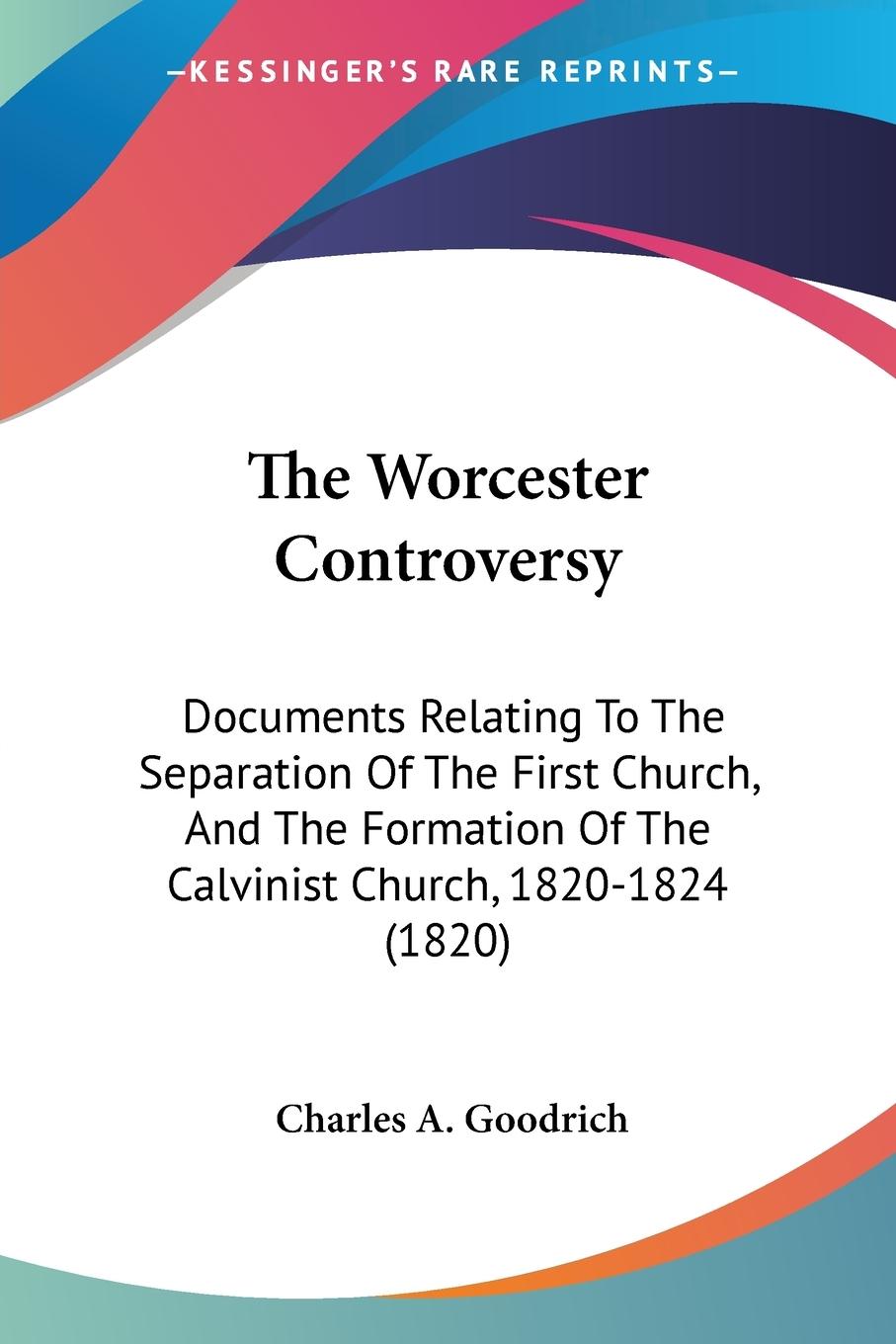 Vorderes Coverbild The Worcester Controversy