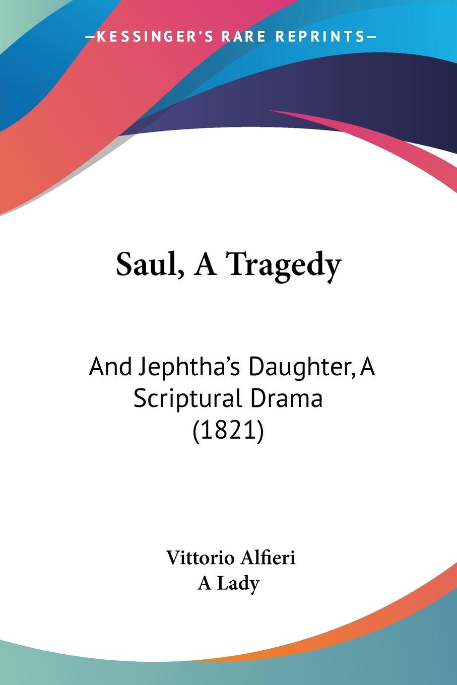 Vorderes Coverbild Saul, A Tragedy