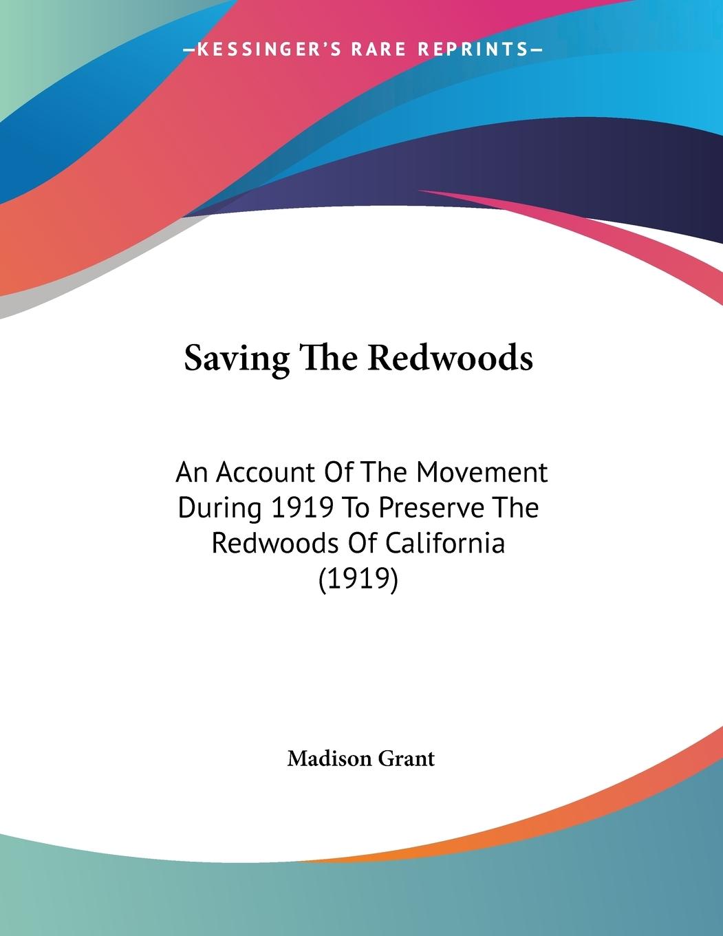 Vorderes Coverbild Saving The Redwoods