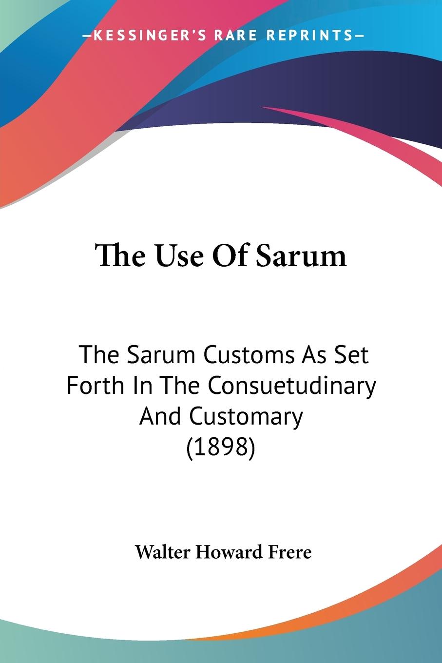 Vorderes Coverbild The Use Of Sarum