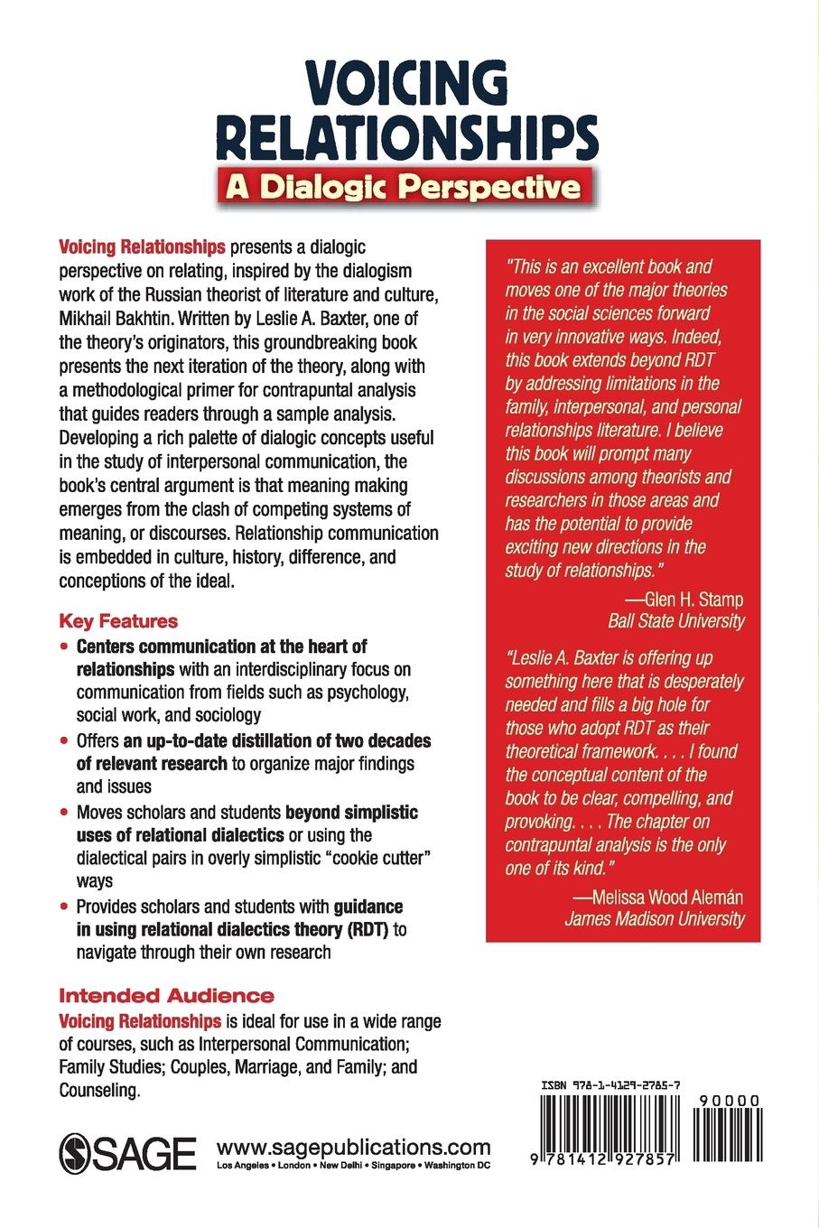 Rückseitencover Voicing Relationships