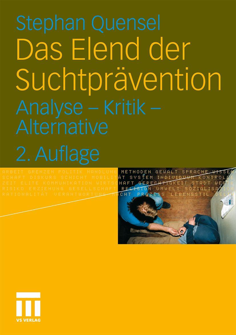 Vorderes Coverbild Das Elend der Suchtprävention