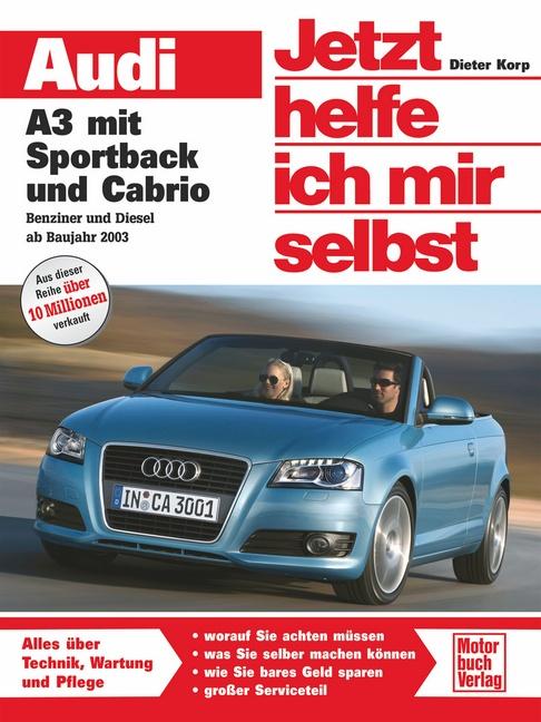 Vorderes Coverbild Audi A3 mit Sportback und Cabrio - Benziner und Diesel