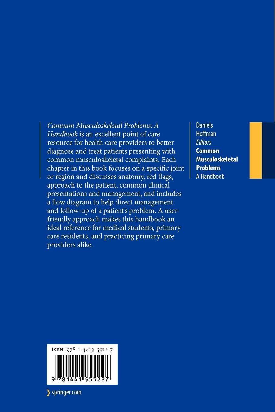 Rückseitencover Common Musculoskeletal Problems