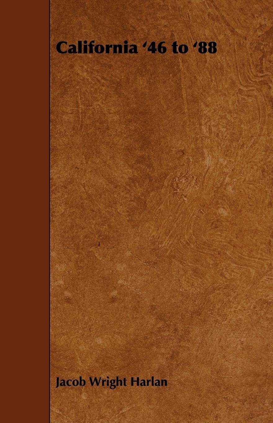 Vorderes Coverbild California '46 to '88