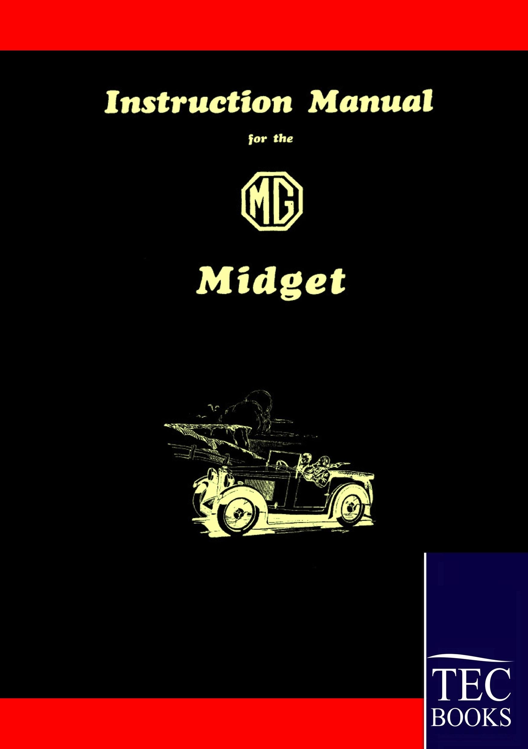 Vorderes Coverbild Instruction Manual for the MG Midget