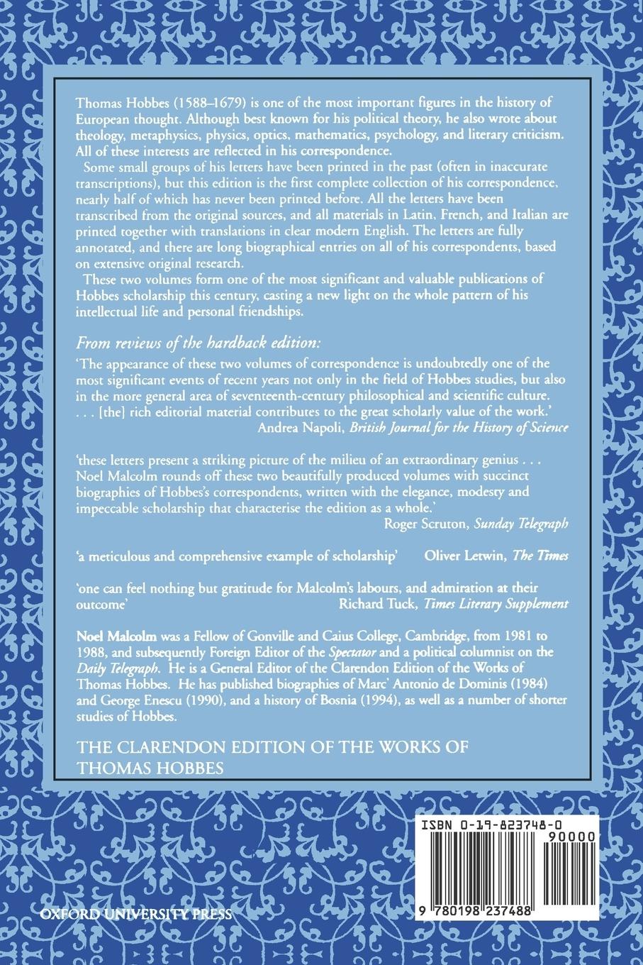 Rückseitencover The Correspondence