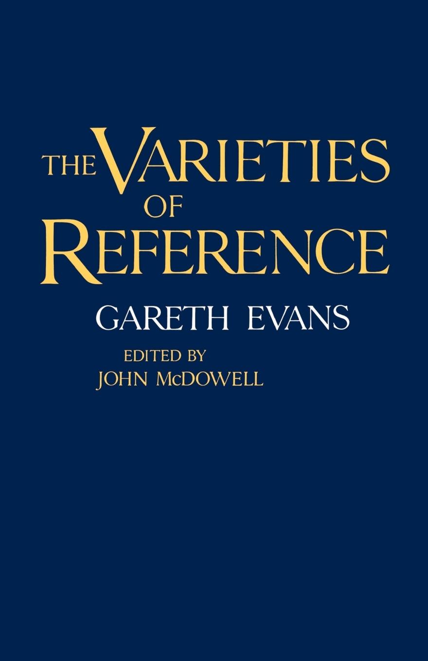 Vorderes Coverbild The Varieties of Reference