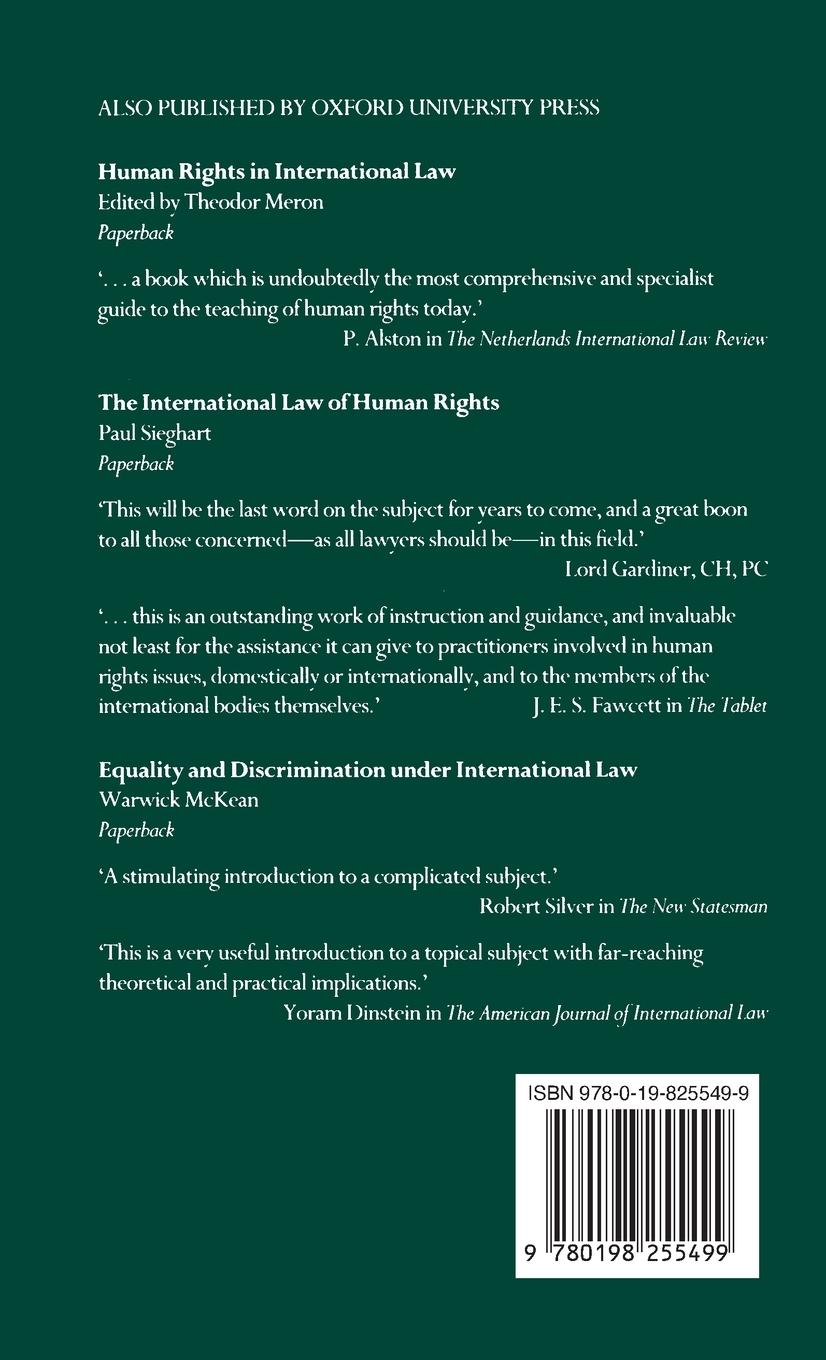 Rückseitencover HUM RIGHTS LAW-MAKING UN C