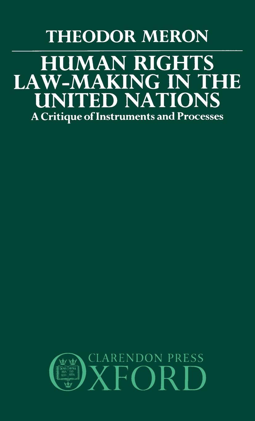 Vorderes Coverbild HUM RIGHTS LAW-MAKING UN C