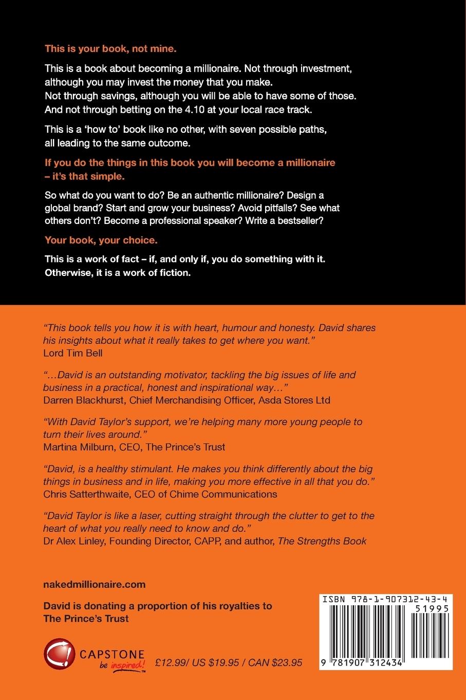 Rückseitencover The Naked Millionaire