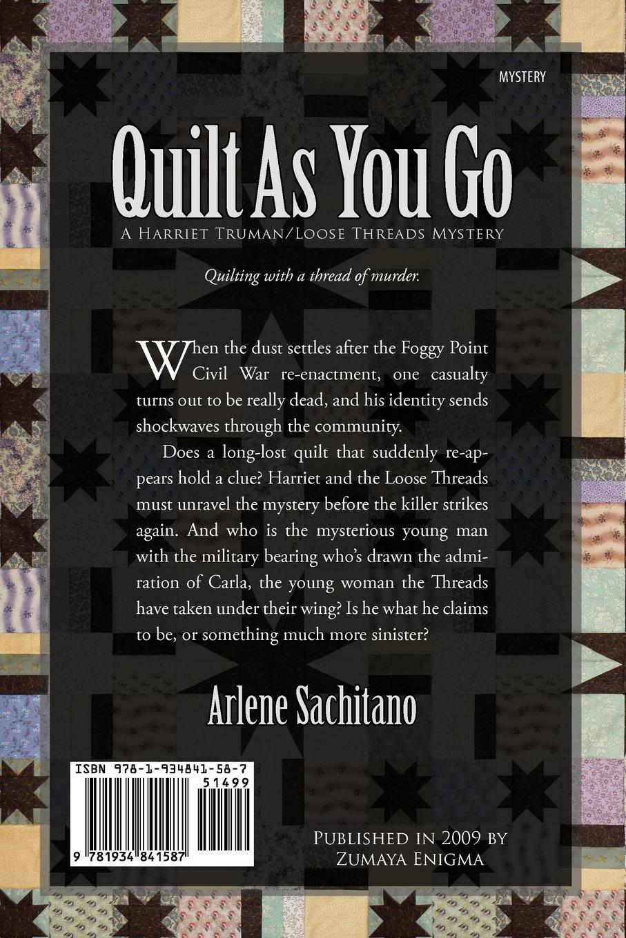 Rückseitencover Quilt as You Go