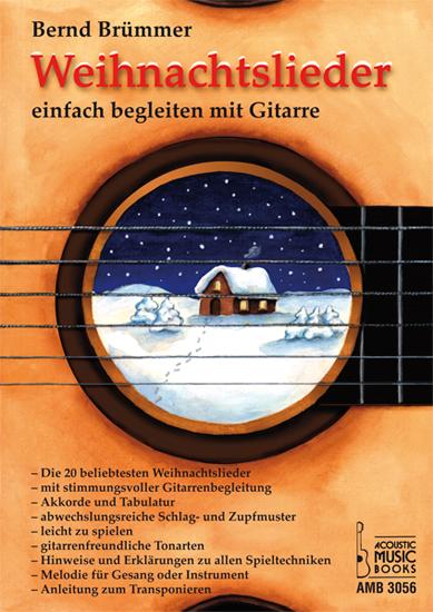 Vorderes Coverbild Weihnachtslieder einfach begleiten mit Gitarre