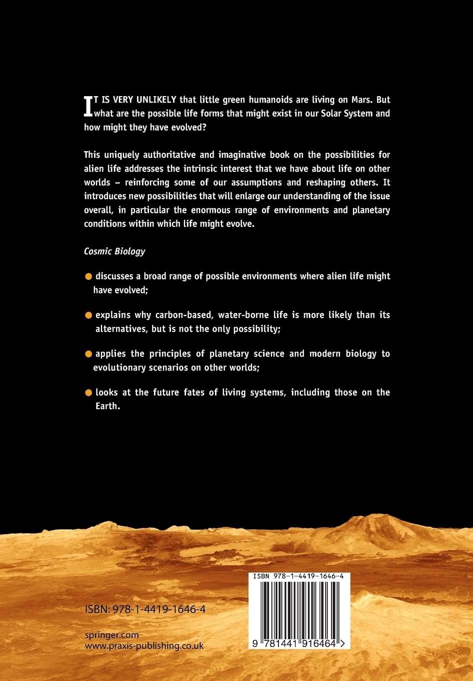 Rückseitencover Cosmic Biology