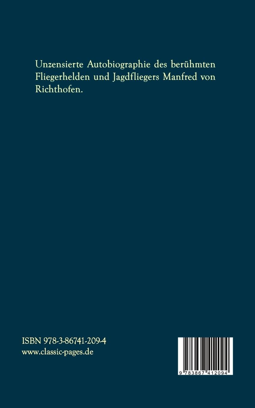 Rückseitencover Der rote Kampfflieger